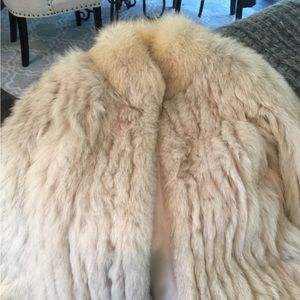 Vintage Genuine Silver Fox Jacket -Size 8